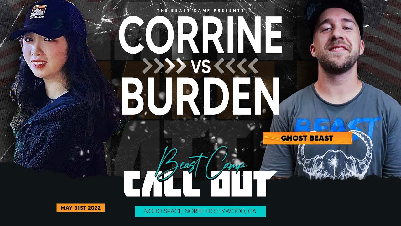 CORRINE VS BURDEN aka Ghost Beast | CALLOUT BATTLE | BEASTcamp Battle Nights
