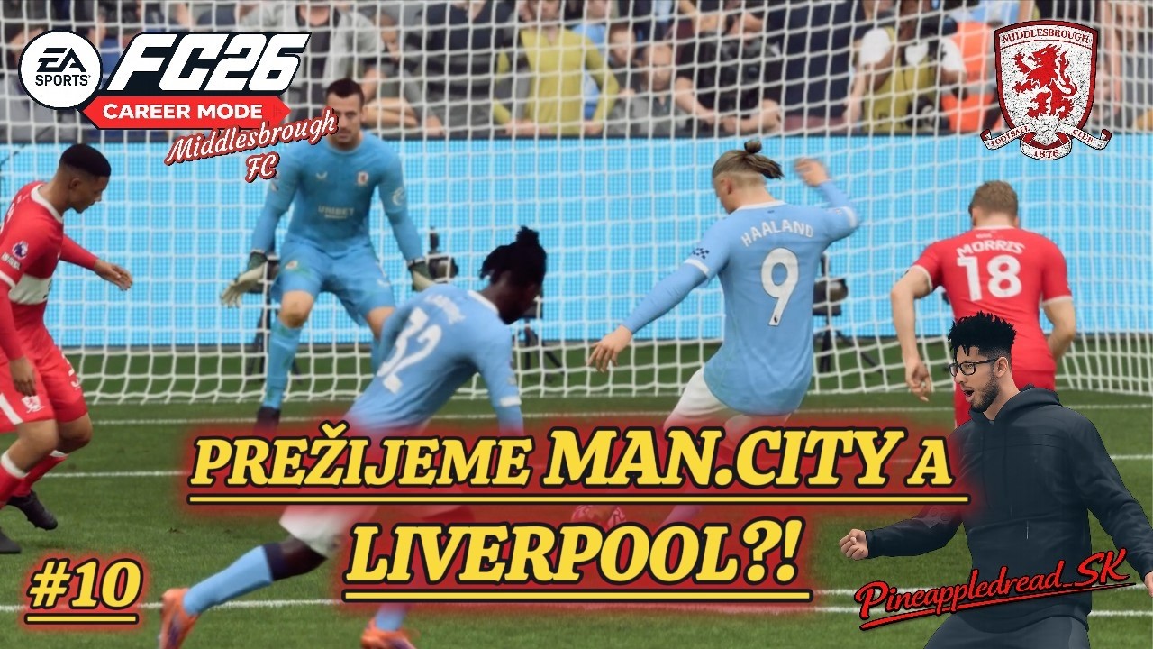 Man. City, Liverpool a brutálne tesné zápasy! Zvládneme to?! EA FC26 Kariéra trénera SK S02E04