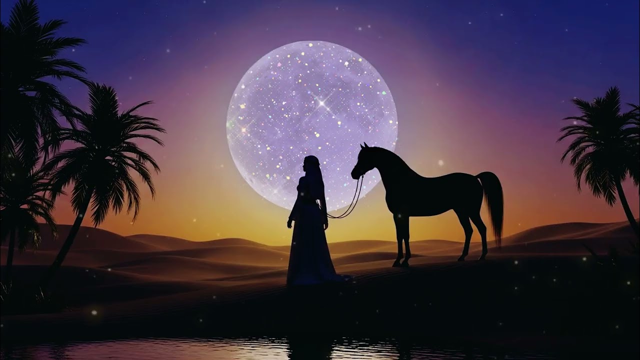 Desert Zen Serenity 🌙 Arabian Zen Music | Relaxing Oasis Sounds | Moonlit Meditation