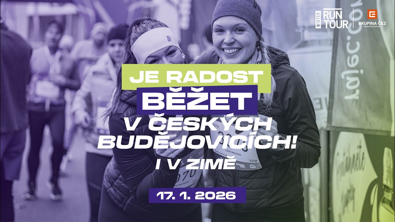 ČEZ RunTour Winter Edition České Budějovice (17.1. 2026)