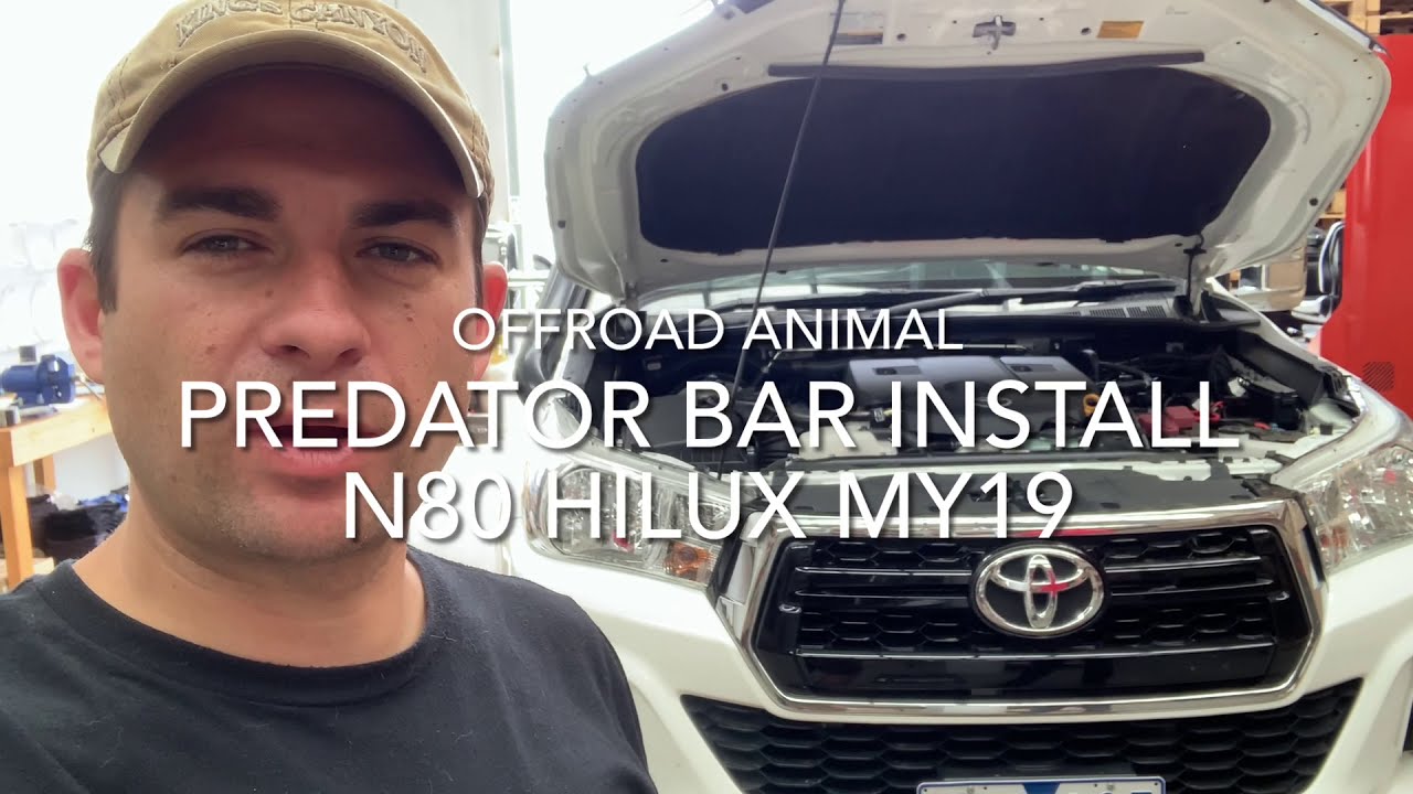 Установка защитного бампера Predator на Toyota Hilux, Offroad Animal