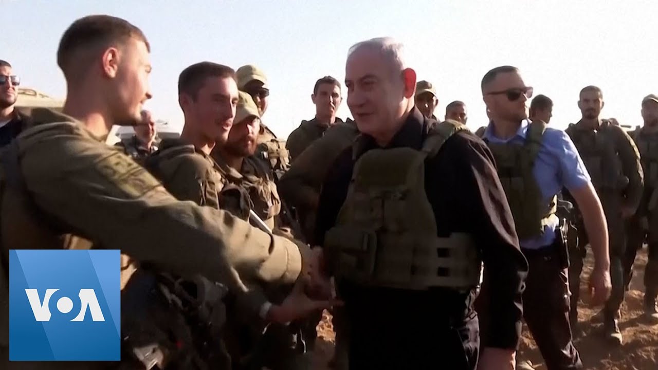 Netanyahu Meets Israeli Troops on Gaza Border | VOA News