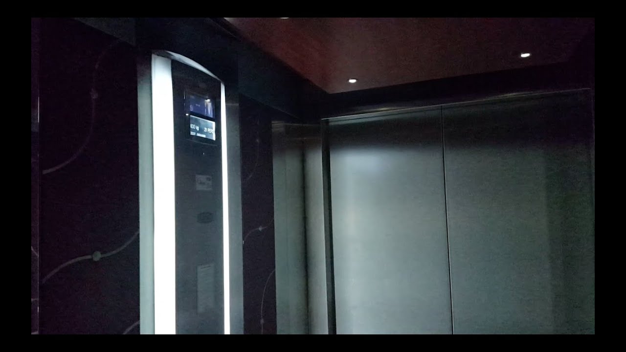 Classy Glass Otis Traction Elevators at IstinyePark Shopping Mall in Istanbul