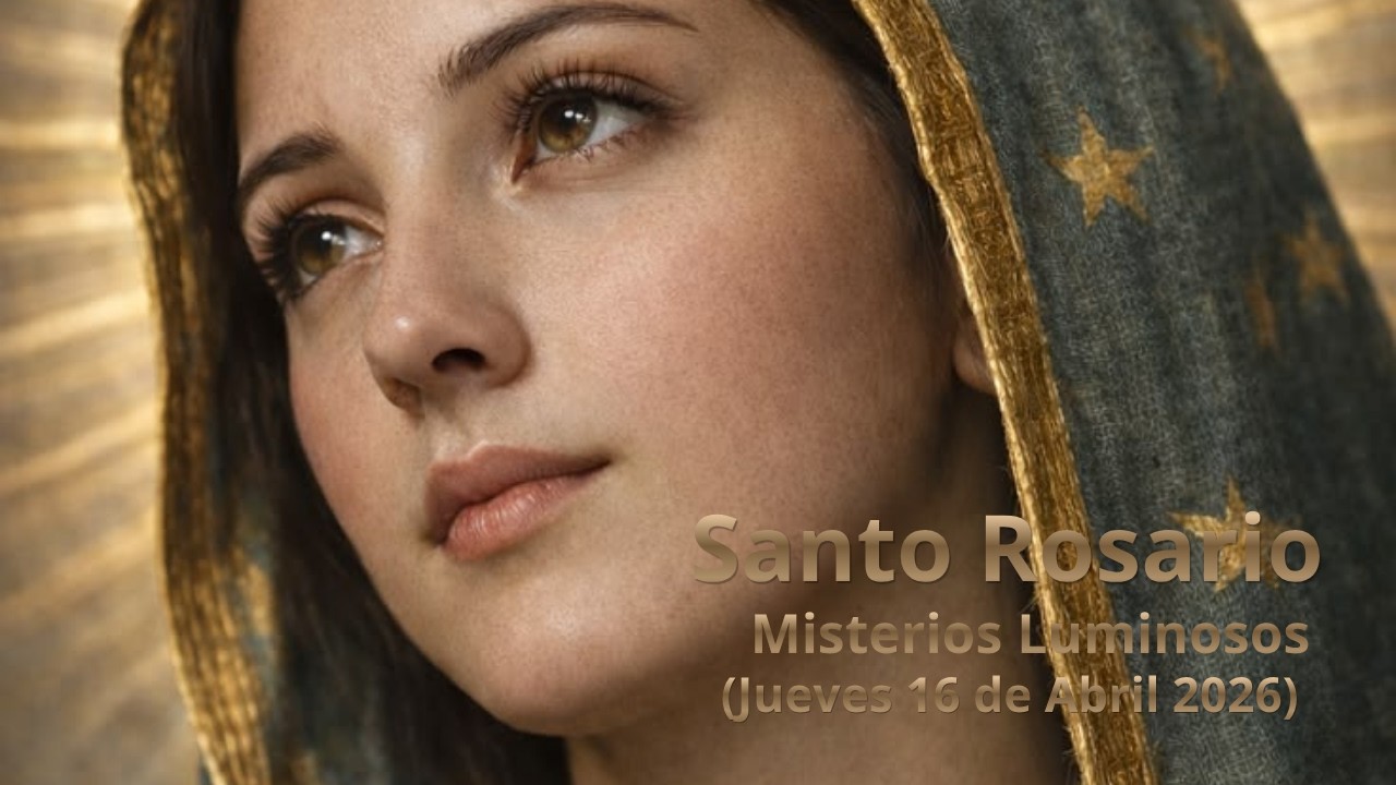 📿 Rosario de Hoy 💡 Misterios Luminosos (Jueves) | Hoy confiamos nuestras cargas a Dios.