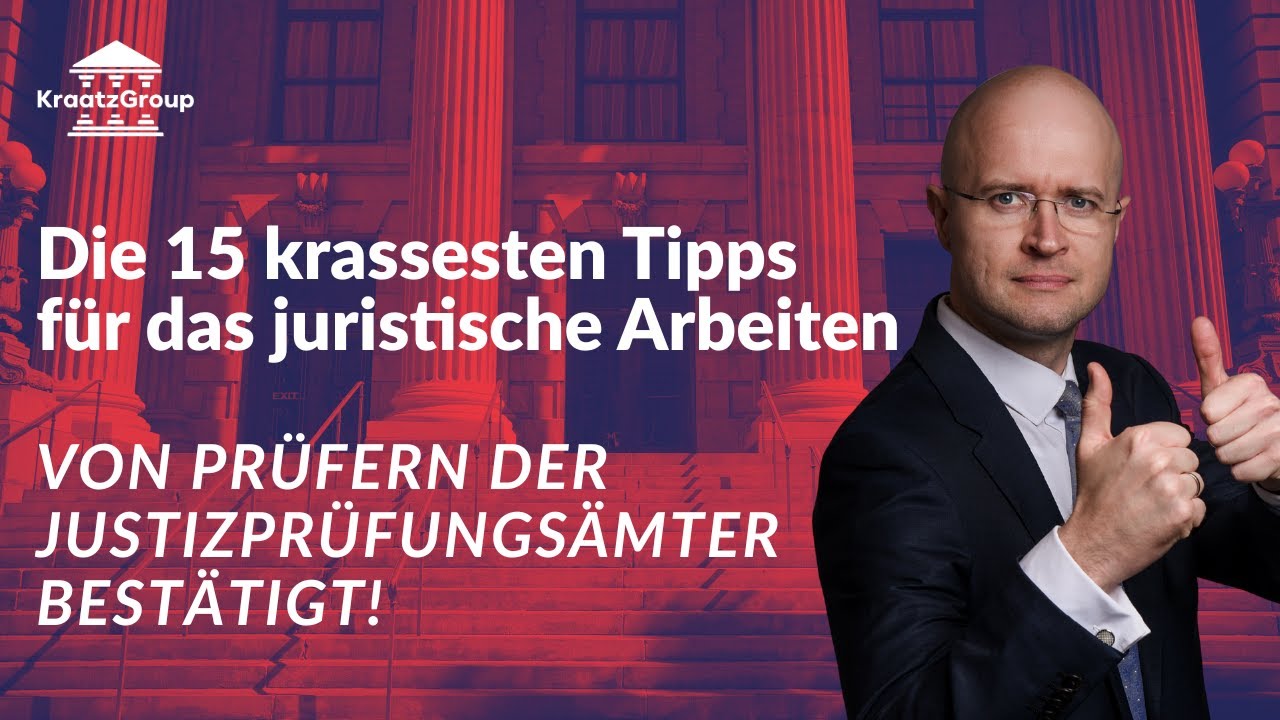 15 geniale Juristen-Hacks, die Pr&uuml;fer WIRKLICH sehen wollen! | Tipps f&uuml;rs Staatsexamen