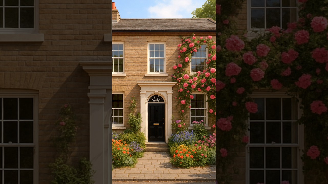 Charming English Cottage with Blooming Garden | Dream House Inspiration #homedecor #desksetup