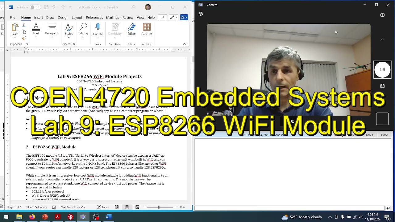 Lab 9: ESP8266 WiFi Module