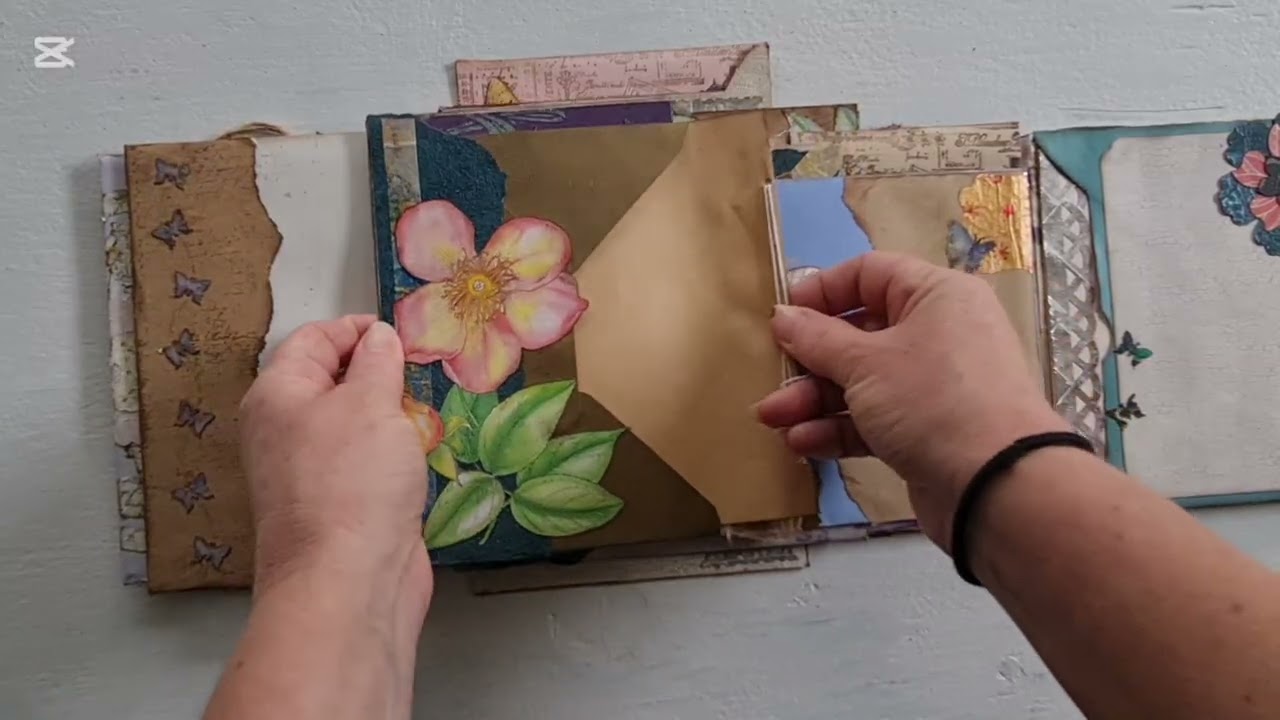 Stacked Envelope Journal Flip Through 