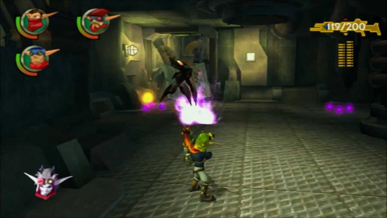 Jak II - What's That Smell? trophy - Escort Men Through Sewers mission