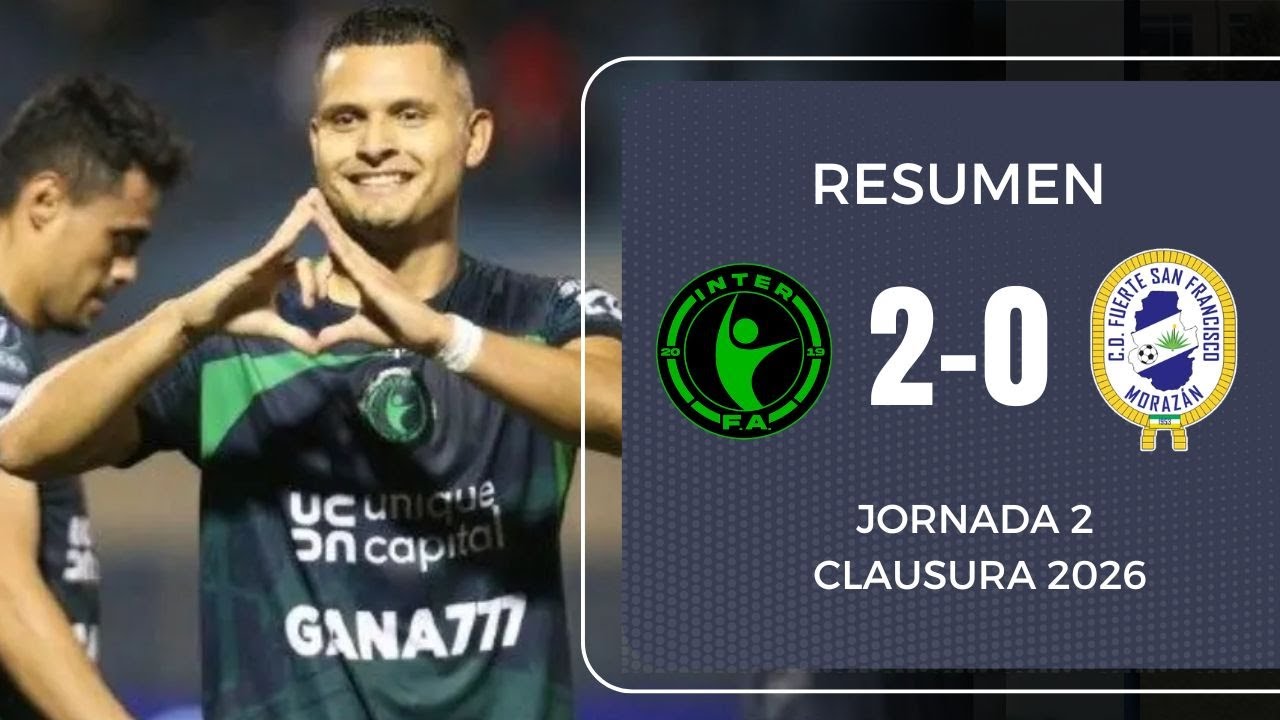Inter FA arranca el Clausura 2026 con triunfo | Resumen Inter FA 2-0 FS Francisco | Clausura 2026