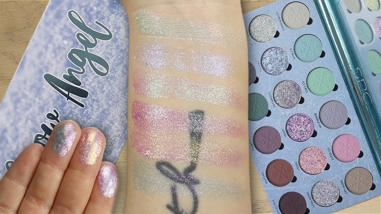 Simply Posh Snow Angel Palette Swatch Party 🎉