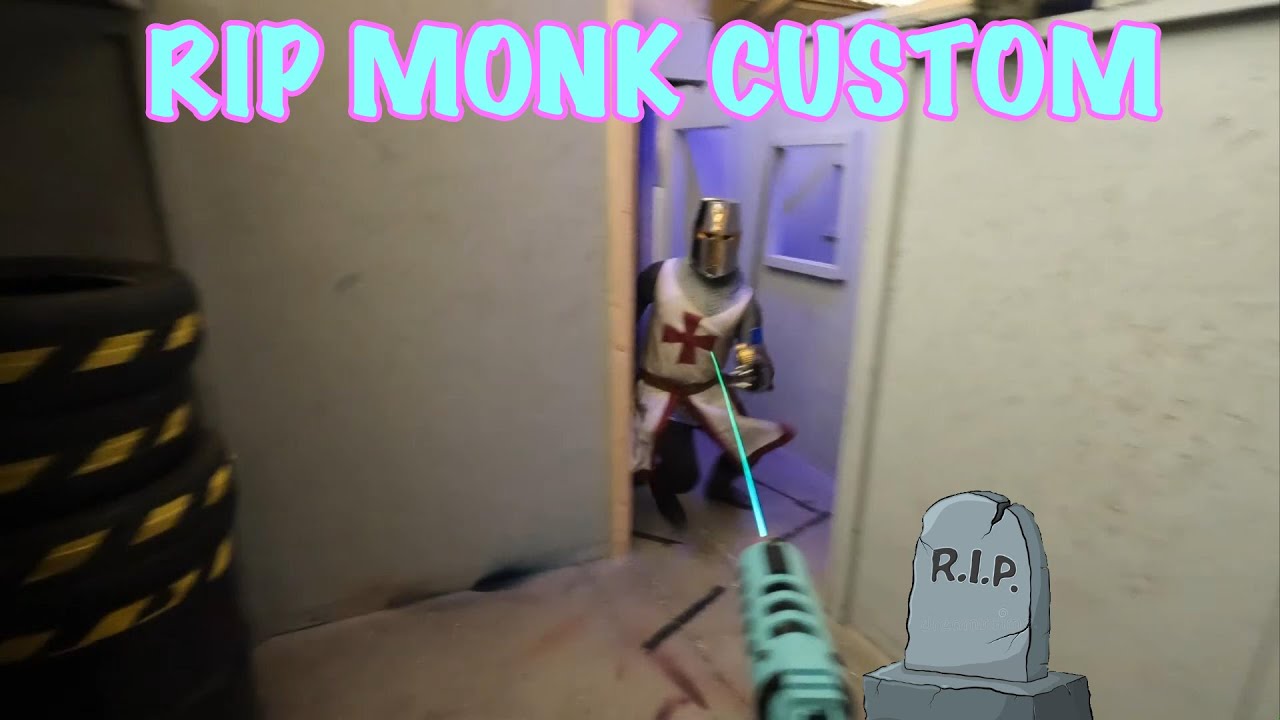 LARPER SLAYS BRAND NEW MONK CUSTOM NEO 2 ,END OF THE VIDEO/MY DAY. THE DEPARTMENT AIRSOFT GAME PLAY