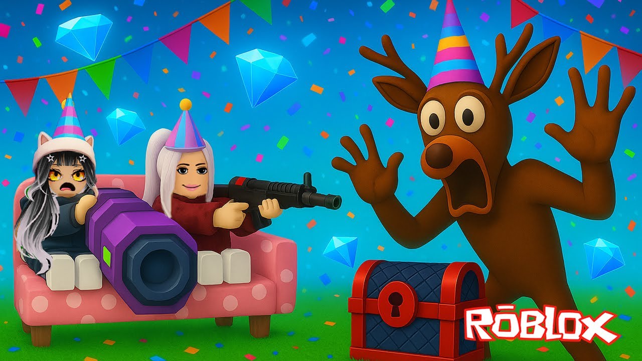 🎉 ВЕЧЕРИНКА Обновлений 99 НОЧЕЙ В ЛЕСУ с @DogGamer1⁩ в ROBLOX | 99 Nights in the Forest в Роблокс