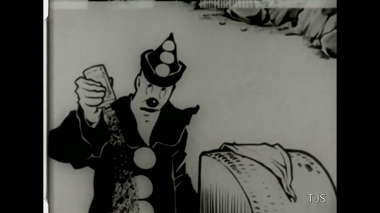 Koko's Storm (Inkwell Studios, 1925) with Koko the Clown