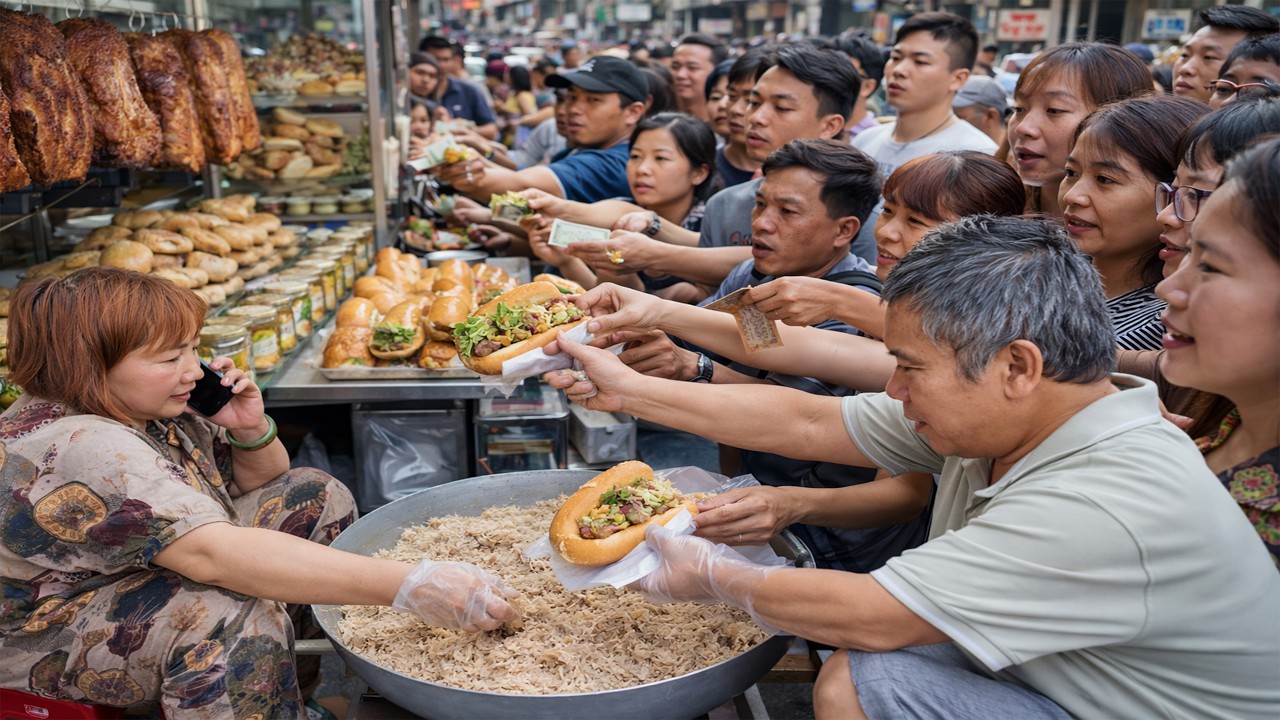 Độc Đáo Bà Chủ Bánh Mì Heo Quay Chia Sẻ Cách làm Chà Bông Không Phẩm Màu Xuất Khẩu Sang tận Mỹ