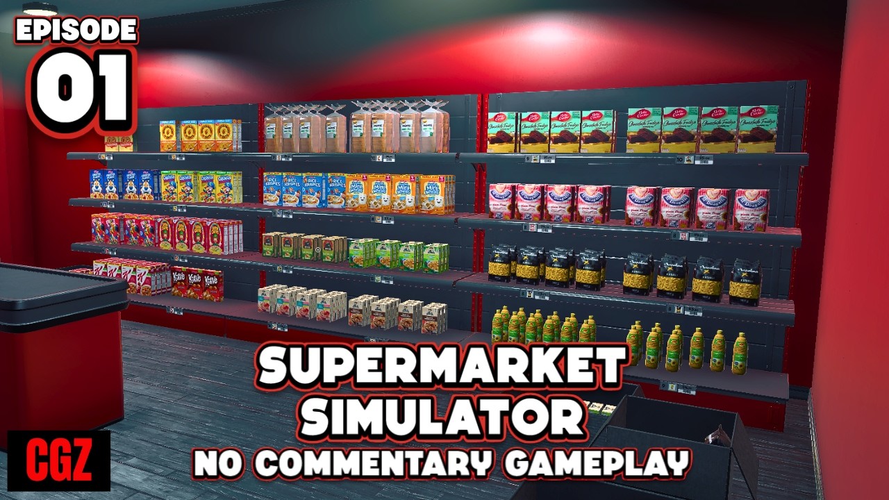 Revisiting Supermarket Simulator & Opening a New Store | EP01 | No Commentary