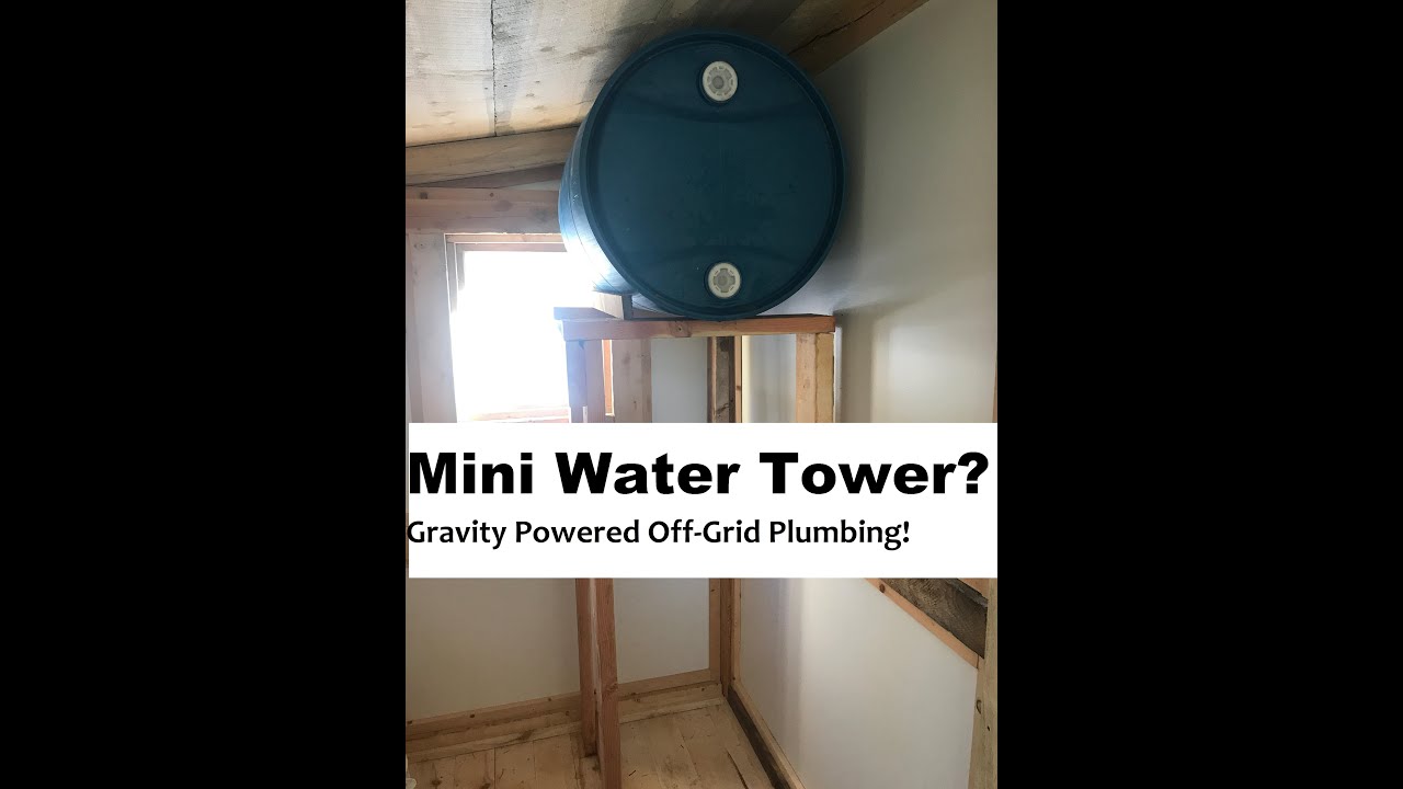 DIY Off-Grid Running Water Gravity Powered!