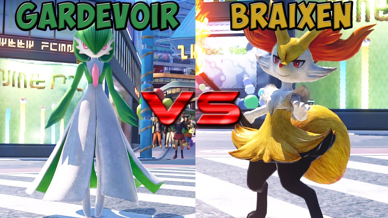 Pokken tournament DX - Gardevoir vs Braixen