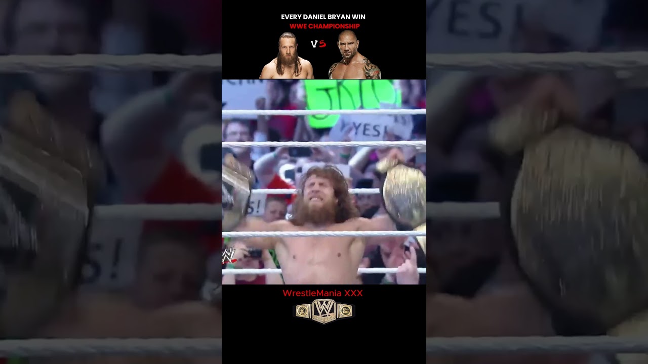 Every Time Daniel Bryan Win Wwe Championship #wwe #danielbryan