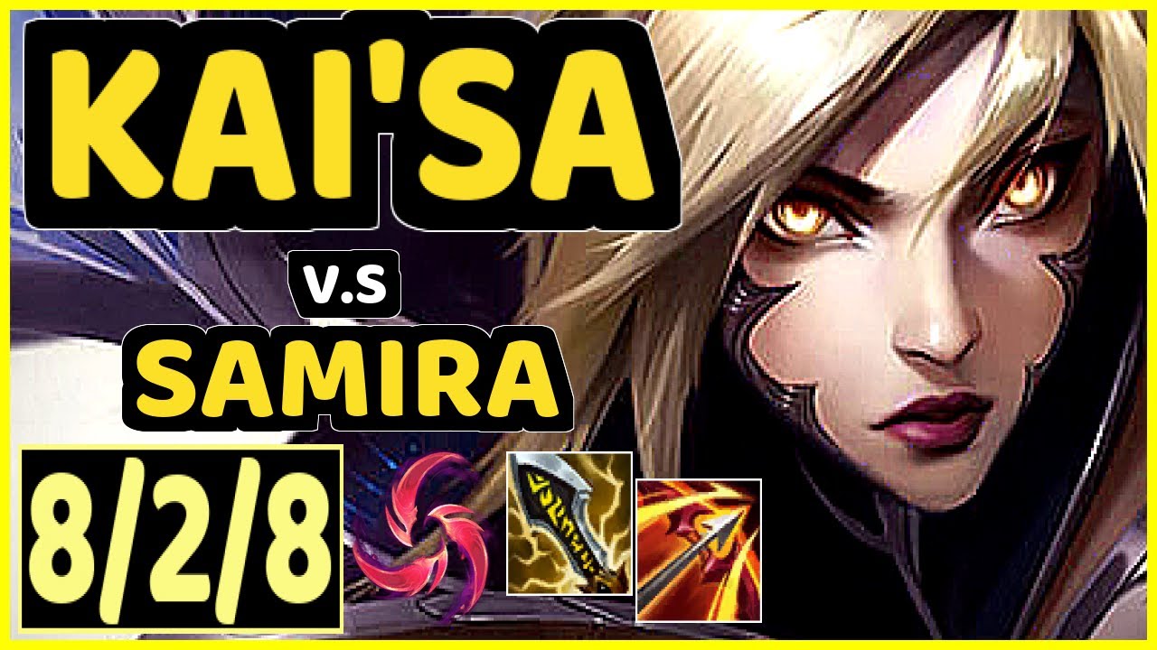 DOUBLELIFT (KAI'SA) vs SAMIRA - 8/2/8 KDA BOTTOM ADC GAMEPLAY - NA Ranked GRANDMASTER