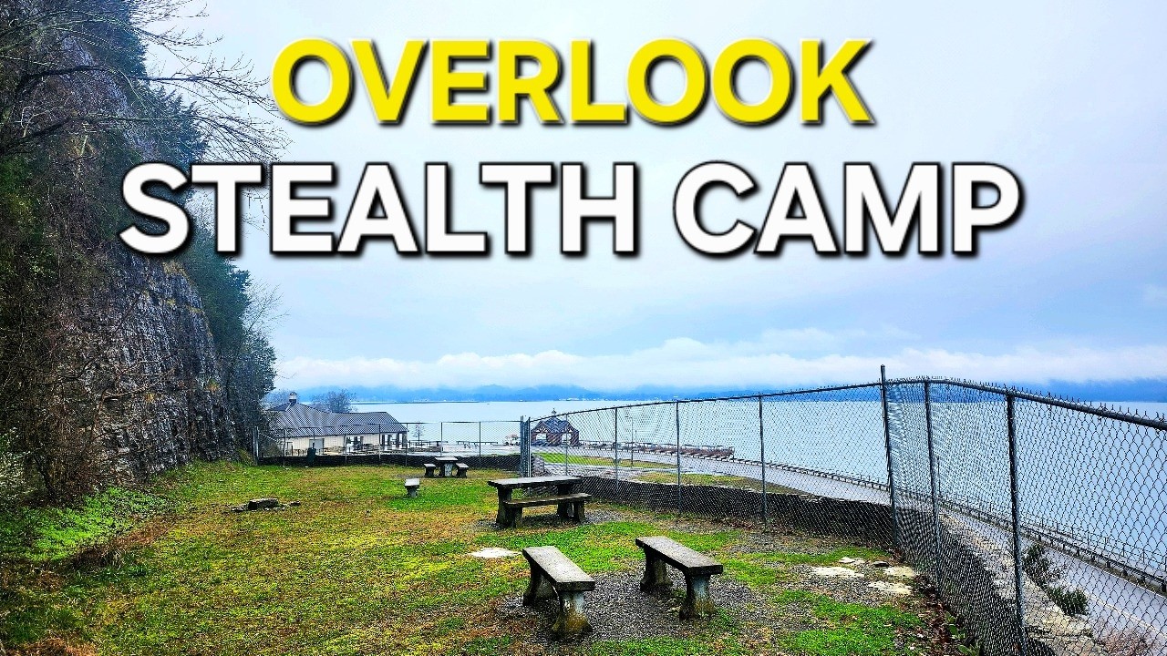 Lakeside Overlook Stealth Camp | Mistakes Were Made...