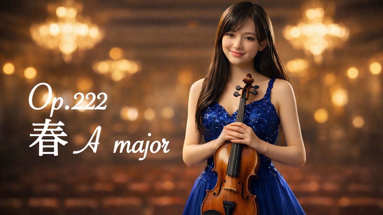 Op.222 春 A majorViolin & Piano#violin#クラシック音楽 #piano  