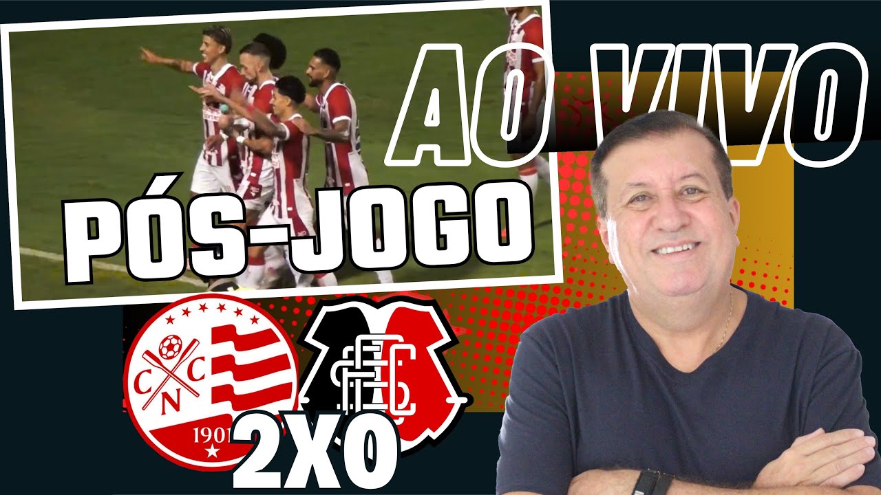 NÁUTICO 2X0 SANTA CRUZ - PÓS-JOGO AO VIVO