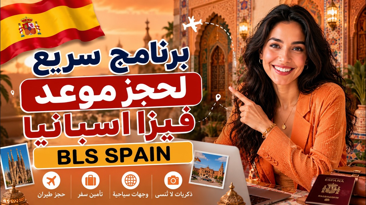 حجز موعد BLS Spain و BLS portugal بسرعة البرق لنفسك ⚡️ | المغرب + الجزائر