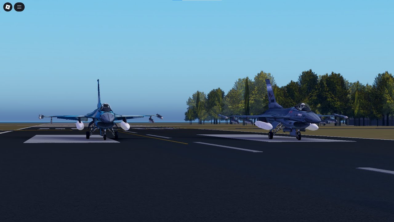 Roblox Strafe F-16 vs F-16 Dogfight Round 1 (Aggressor POV )