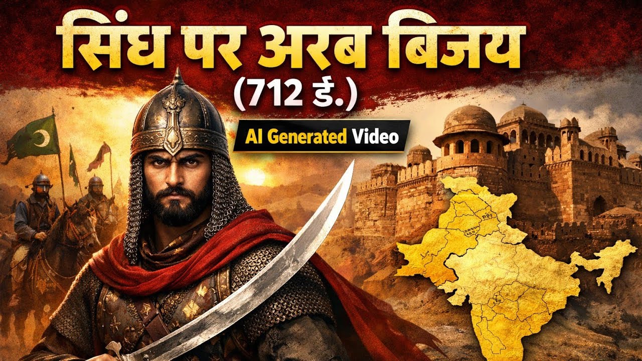 सिंध पर अरब विजय | Muhammad bin Qasim | सम्पूर्ण इतिहास | Indra Classes