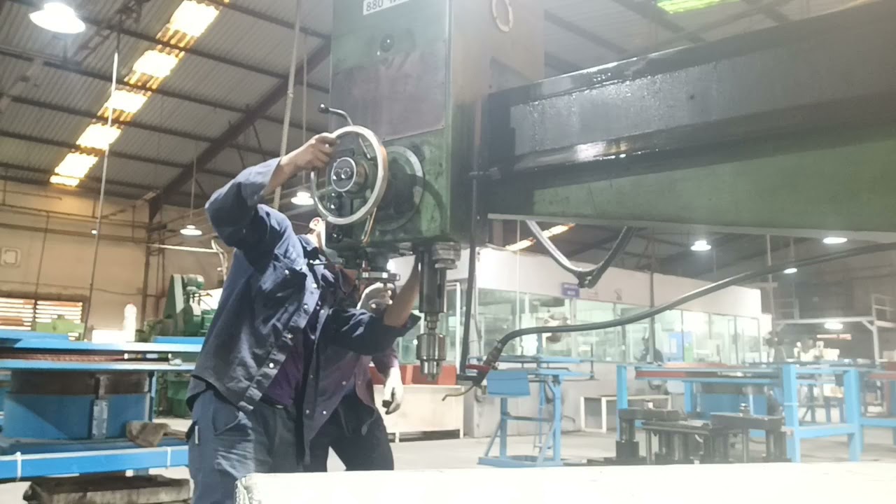 radial drilling machine time to maintenance