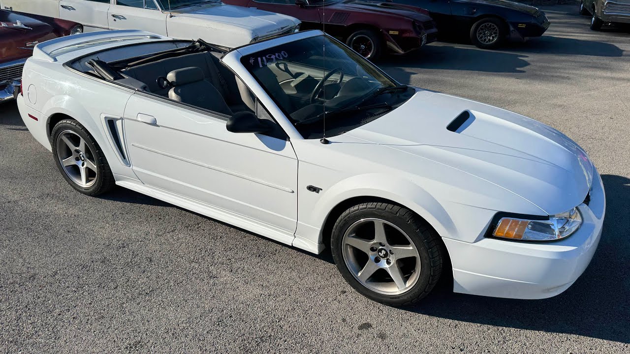 Test Drive 2000 Ford Mustang GT Convertible $11,900 Maple Motors #2921