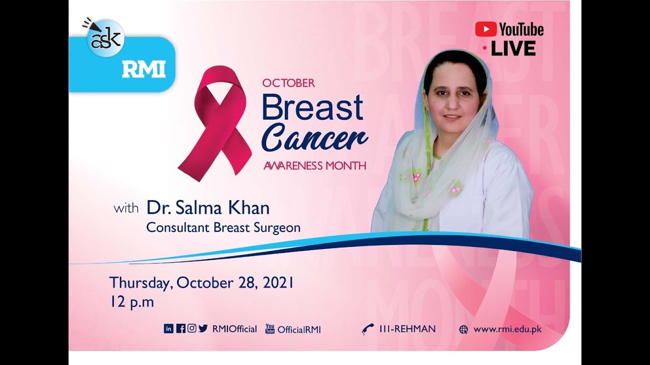 Session on breast cancer Awareness | Ask RMI live with Dr. Salma Khan | RMI |