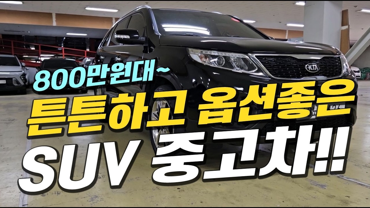 잔고장 없고 튼튼하기로 소문난~⭐ SUV 중고차 추천