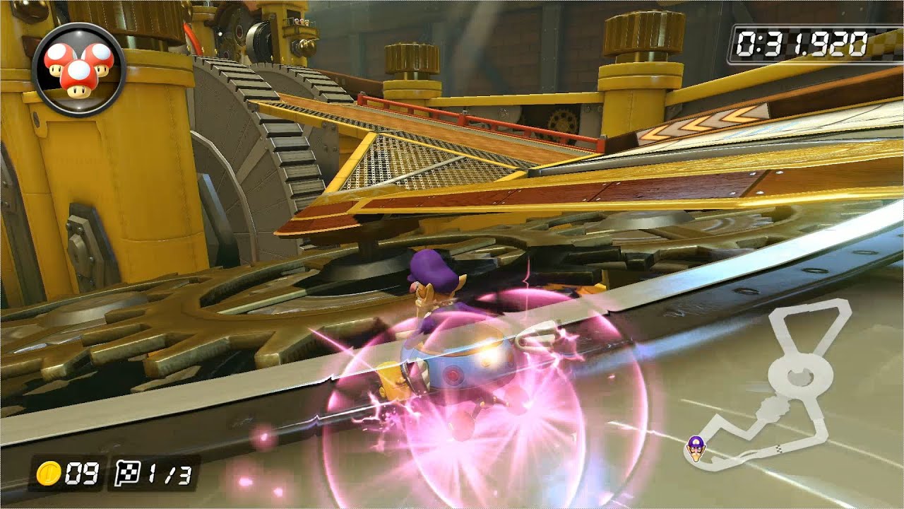 【マリオカート8DX】チクタクロック 1:45.199 (Shroomless)