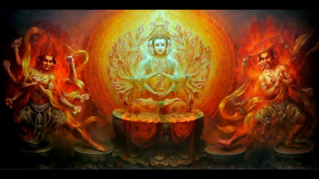 CHÚ ĐẠI BI (TIẾNG PHẠN) - Tránh được tà ma, hung khí, an thần, dễ ngũ.