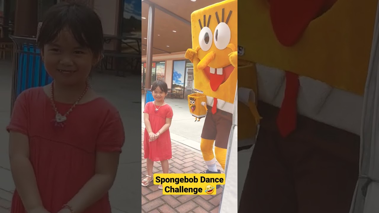Spongebob challenged Mik  to dance 🤣 