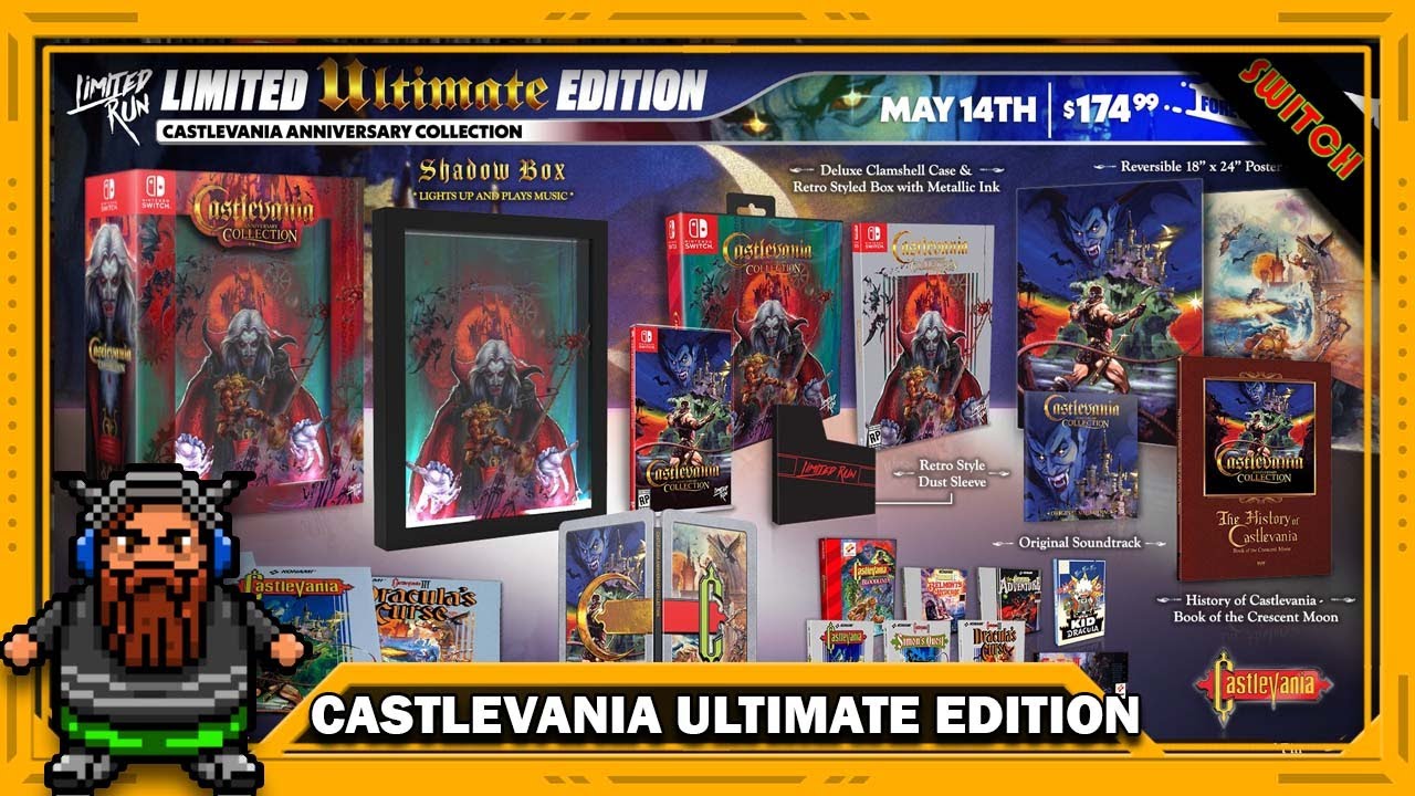 Castlevania Ultimate Edition : Unboxing de la collection anniversaire Limited Run Games