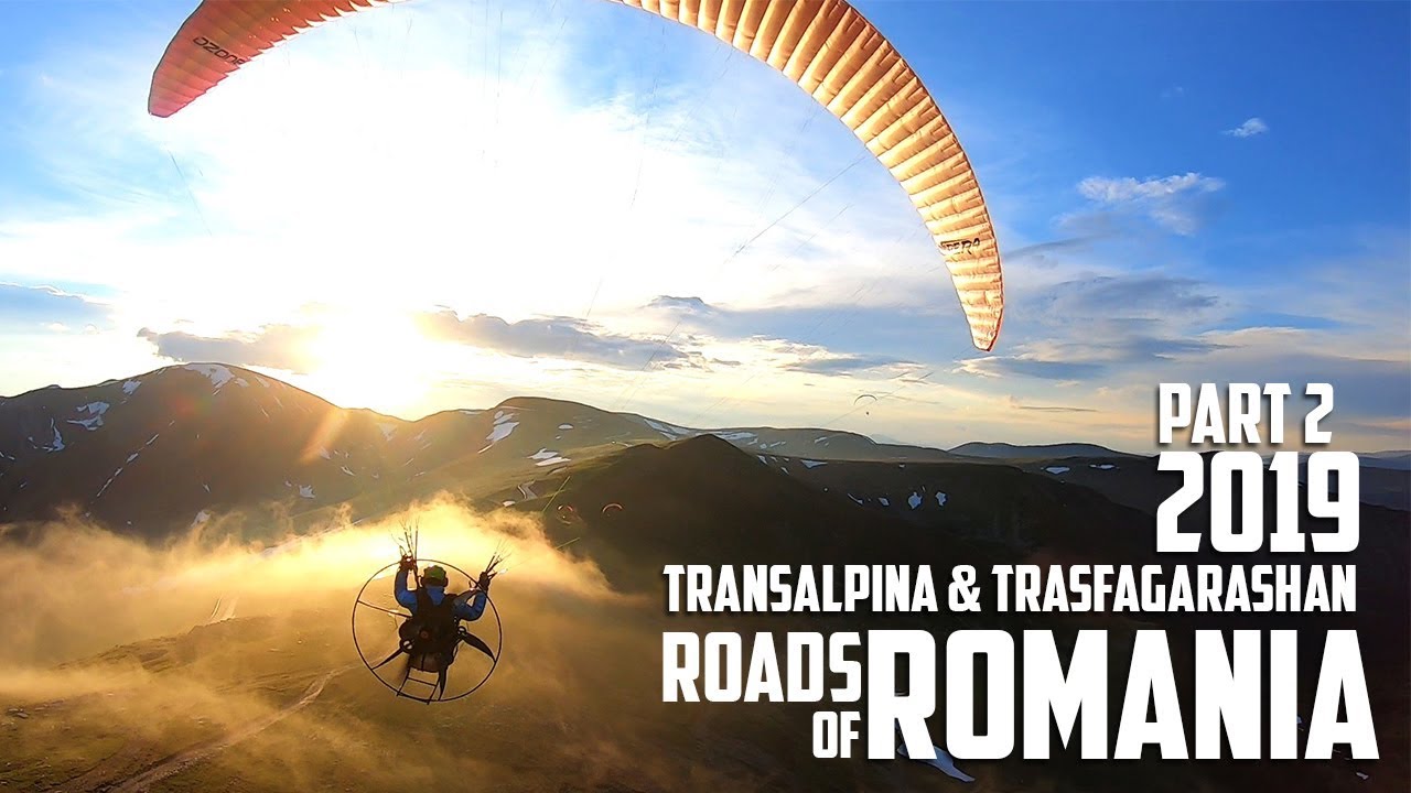 Romania paramotor adventure trip. Part 2/3 Transfagarasan and Transalpina mountain passes