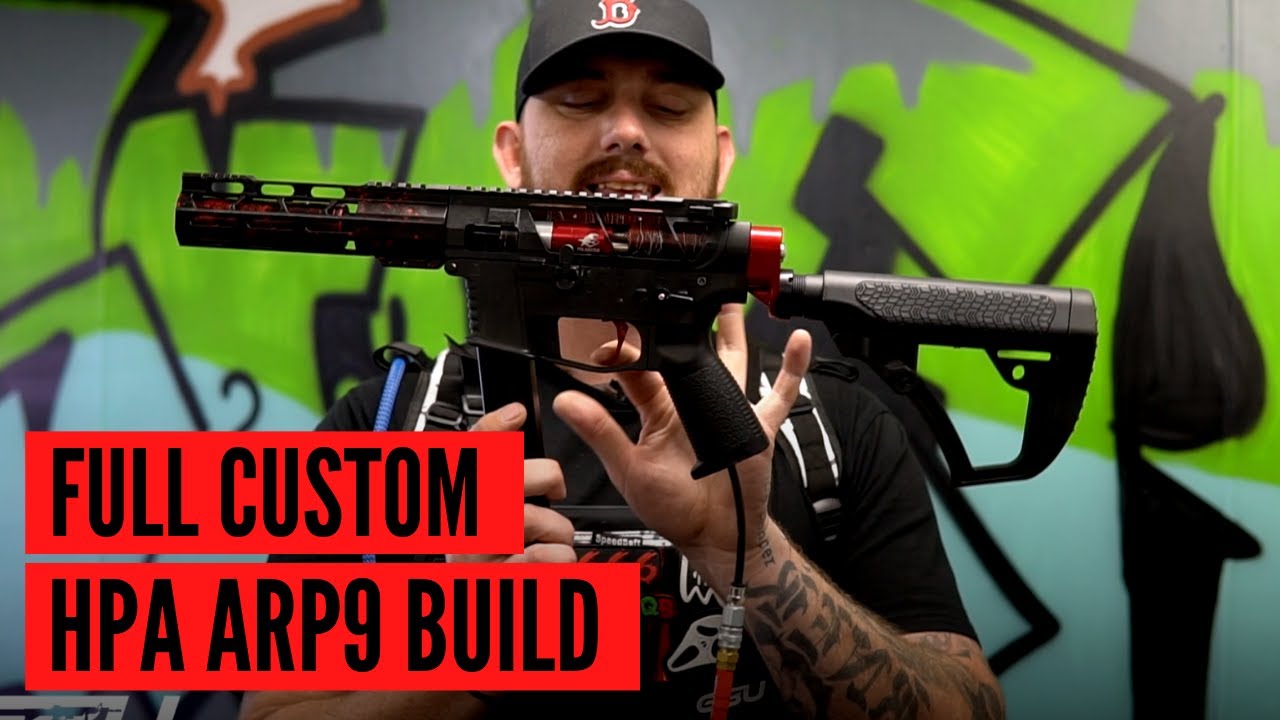 Garner Reviews - ARP9 HPA Custom Gel Blaster! (Speedball Build) 💪