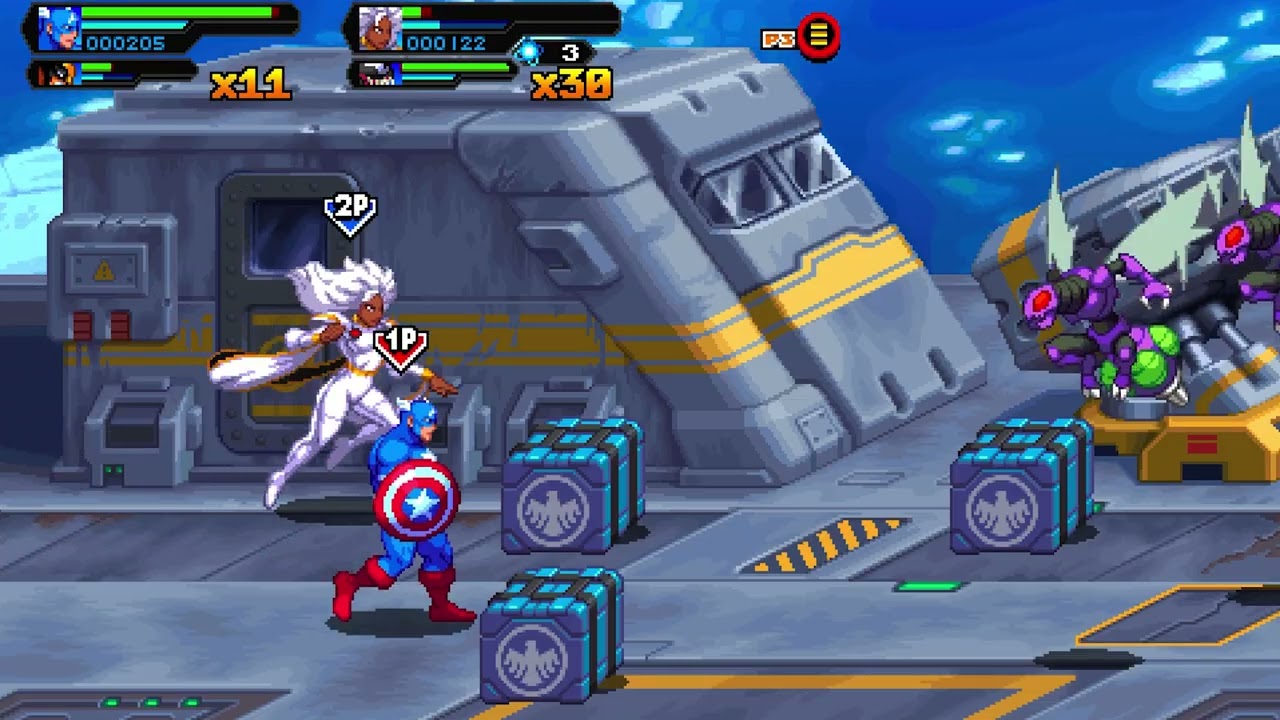 Marvel Cosmic Invasion Demo Gameplay – Wolverine & Storm (No Commentary | Steam | Dotemu)