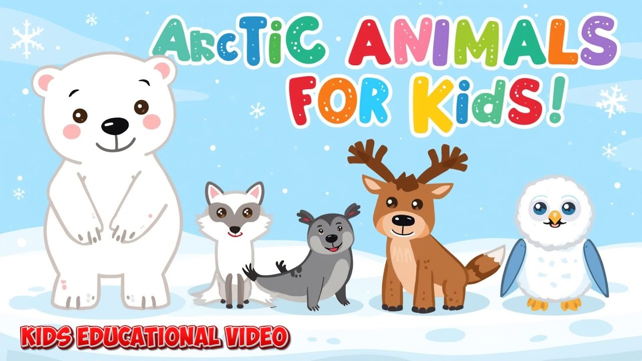 Most Popular Arctic Animals | Kids Educational Video