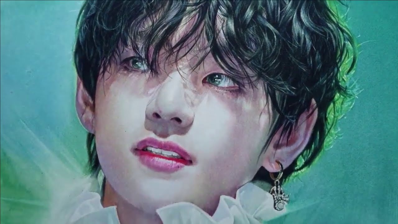 뷔 (김태형 | V)/BTS/Watercolor painting