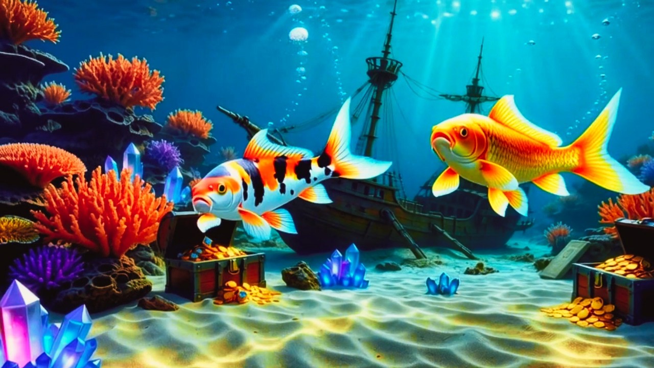 Majestic Koi Fish Beneath the Sea | Magical Underwater Fantasy