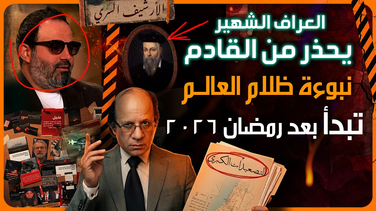 العراف الشهير يحذر من نبوءة ظلام العالم بعد رمضان | بداية التصعيدات الكبرى منتصف ٢٠٢٦ !!