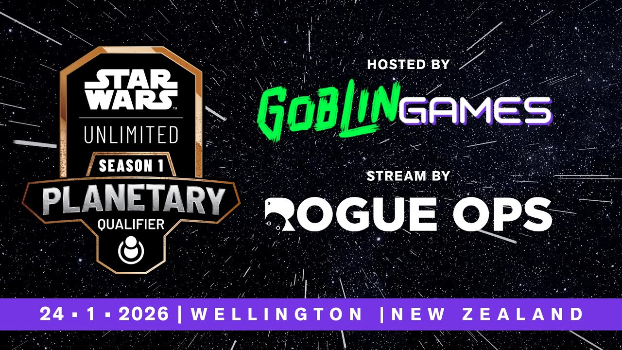 Star Wars Unlimited TCG – Planetary Qualifier LIVE | Goblin Games(NZ)