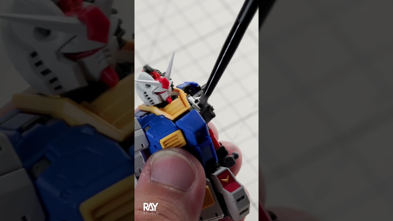 [RAY] RG2.0のフレームをちょっと塗装してしまった！Couldn't Resist Painting the RG2.0 Frame!  #gunpla #ガンダム制作 #gundam