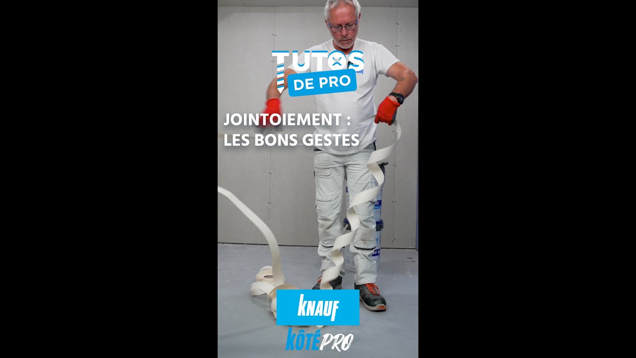 Faire les joints entre les plaques de plâtre : les bons gestes - TUTOS DE PRO - KÔTÉ PRO