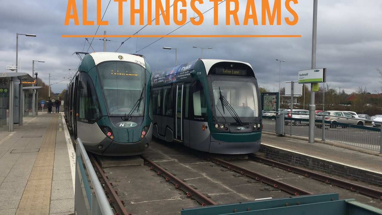 Nottingham trams-Hucknall to Bulwell forest. #bus #train #tram