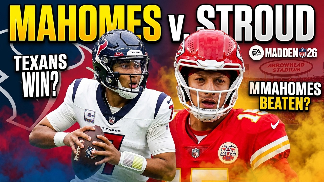 Madden NFL 26 - Houston Texans vs Kansas City Chiefs - Gameplay (PS5 UHD) [4K60FPS]